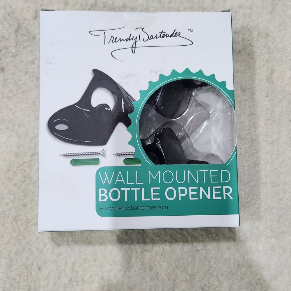 Trendy Bartender Wall Mounted Bottle Opener Set Of 2